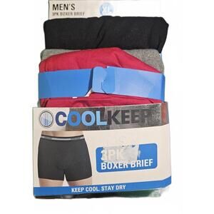 CoolKeep Men's 3-Pack Boxer Briefs XL